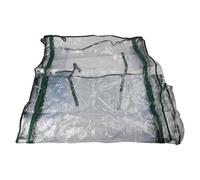 Housse de rechange en PVC pour serre à fermeture éclair Blanc | Cette bâche en PVC dispose d'une porte enroulable pour fournir une ventilation optimale pour aider les plantes à pousser.