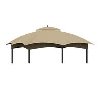 Housse de rechange imperméable à double niveau pour tonnelle Lowe's Allen Roth 35,4 x 3,6 cm #GF-12S004B-1, kaki