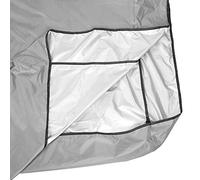 Housse de rechange imperméable et anti-poussière pour balancelle de terrasse, jardin, cour (gris)