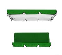 Housse de rechange imperméable pour balancelle de jardin 3 places avec revêtement Oxford 210D argenté - Pour balancelle de jardin ou chaise longue - Vert - 164 x 114 x 15 cm