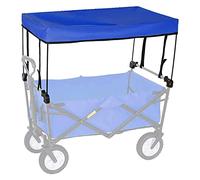 Housse de rechange imperméable pour chariot - Auvent portable ultime pour le shopping, le camping, les excursions à la plage - Housse de rechange pour chariots à pousser et à tirer, housse utilitaire