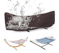 Housse de rechange imperméable pour hamac double - Abri de pluie en tissu 210D 446 x 140 x 97 cm, parfait pour le jardin et la terrasse