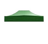 Housse de rechange imperméable pour tonnelle extérieure, tissu Oxford résistant aux UV, protection solaire durable (2 x vert, vert)