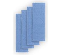 Housse de rechange pour balai à laver le sol bleu 40cm, microfibre - pack de 4 ( 4 pièces )