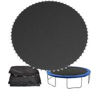 Housse de rechange pour cadre rond de 1,8 m à 4,9 m, coussin de sécurité avec 54 boucles, accessoires de trampoline durables, s'adapte à différentes tailles, facile à installer