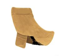 Housse de rechange pour chaise de camping pliante en tissu Oxford imperméable avec poche latérale de rangement et siège respirant à séchage rapide (jaune)