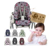 Housse de rechange pour coussin d'assise [Housse pour chaise haute] compatible avec Peg Perego Prima Pappa ZERO3 et SIESTA (chouette $12)