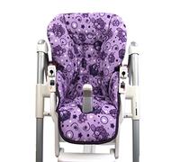 Housse de rechange pour coussin d'assise [Housse pour chaise haute] compatible avec Peg Perego Prima Pappa DINER (chouette $6)
