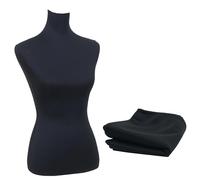 Housse de Rechange pour Mannequin de Couture HWC-Q24, Noir
