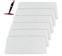 Housse de rechange pour nettoyeur vapeur Vileda XXL, couvercles de vadrouille de rechange pour recharge de vadrouille Vileda Steam PLUS XXL, lavable en blanc, 6 pièces