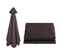 Housse de rechange pour parapluie déporté de 2,4 m et 3 m en tissu durable pour 6 et 8 baleines (café 6 baleines de 2,7 m). Améliorez votre espace extérieur avec une protection élégante