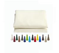 Housse de Rechange pour Parasol 6/8 Baleines Toile Parasol 2.0m 2.30m 2.70m 3.0m Imperméable Protection UV Auvent de Rechange Toile de Parasol de Remplacement ( Color : White , Size : 2.7m/9FT-6Ribs )