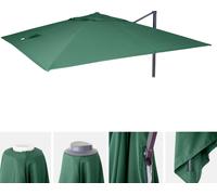 Housse de rechange pour parasol de luxe HWC-A96, housse de parasol de rechange, 3x4m (Ø5m) polyester 3,5kg ~ vert foncé