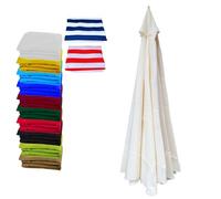 Housse de rechange pour parasol déporté de 3 m - Pour parasol déporté - Idéale pour le jardin et l'extérieur - 8 baleines - Beige