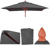 Toile pour parasol - HWC - C57 - 4x4m - Polyester 100% - Hydrofuge - Anti-UV