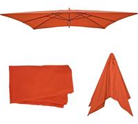 Housse de rechange pour parasol Florida 3x4m, housse de rechange pour parasol, polyester ~ terracotta