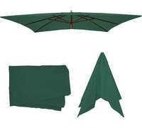 Housse de rechange pour parasol Florida 3x4m, housse de rechange pour parasol, polyester ~ vert