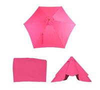Housse De Rechange Pour Parasol Florida, Housse De Rechange Pour Parasol, Ø 3m Polyester 6 Baleines Rose Rose