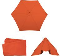 Housse de rechange pour parasol Florida, housse de rechange pour parasol, Ø 3m polyester 6 baleines ~ terracotta