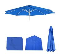 Housse De Rechange Pour Parasol N18, Housse De Parasol De Rechange, Ø 2,7m Tissu/Textile 5kg Bleu Bleu