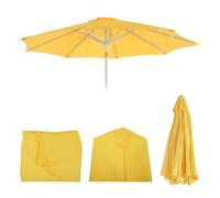 Toile de rechange pour parasol N18 Ø 2,7m tissu/textile 5kg jaune