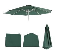 Toile de rechange pour parasol N18 Ø 2,7m tissu/textile 5kg vert
