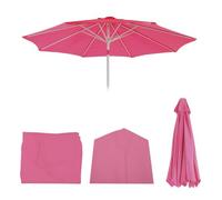 Housse De Rechange Pour Parasol N19, Housse De Parasol De Rechange, Ø 3m Tissu/Textile 5kg Rose Rose