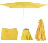 Toile De Rechange Pour Parasol N23 2x3m Rectangulaire Tissu/Textile 4,5kg Jaune Jaune