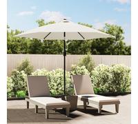 Housse de rechange pour parasol sable blanc 300 cm