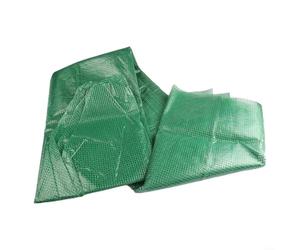 Housse de rechange pour serre de promenade en PVC transparent robuste et résistante aux intempéries pour jardin extérieur ou (vert)