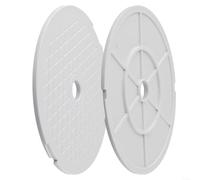 Housse de rechange pour skimmer de piscine Hayward SPX1096 - Couvercle de terrasse en plastique pour piscine, matériau PVC blanc, installation facile