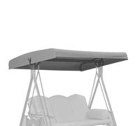 Housse de rechange pour toit de balançoire - 190,5 x 120 cm, housse imperméable résistante aux UV, toit à bascule pour l'extérieur