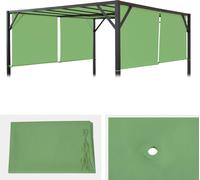 Mendler Toile de Rechange pour Toit de pergola Baia 3x3m - Vert