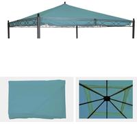 Toit de Remplacement pour Toit pergola pavillon Cadiz 4x4m - Turquoise