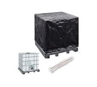vidaXL Housse pour conteneur IBC 8 œillets 116×100×120 cm Noir