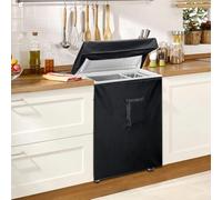 Housse de réfrigérateur d'extérieur pour congélateur coffre de 0,9 m³ avec fermeture éclair et fermetures réglables pour un ajustement sûr dans n'importe quel climat (101 x 64 x 89 cm)