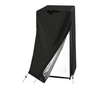 Housse de réfrigérateur extérieur 420D pour congélateur vertical résistant à l'eau - Protection contre la poussière pour refroidisseur de boissons, arrière-cour - 58,4 x 58,4 x 142,4 cm (74 x 76 x 155