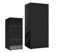 Housse de réfrigérateur - Oxford, isolée, 170 cm, imperméable | Barrière à fermeture éclair robuste avec enroulable sur le devant, boîtier de congélateur vertical pour zones de rangement domestiques