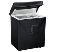 Housse de réfrigérateur pour congélateur coffre de 0,9 m³ Oxford 420D imperméable avec sangles réglables Noir 64 x 58 x 87 cm 71 x 58 x 87 cm 101 x 64 x 89 cm Protection extérieure contre les