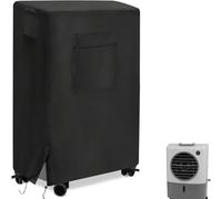 Housse de refroidissement par évaporation 53 × 38 × 81 cm, tissu Oxford 210D durable avec doublure imperméable pour unités de refroidissement portables, poignées latérales et cordon de serrage pour un