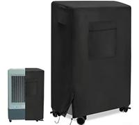 Housse de refroidisseur d'air évaporatif pour Hessaire MC18M/MC18V, housse étanche 600D pour protéger les refroidisseurs d'air évaporatifs portables pour l'extérieur, noir (21 x 15 x 32 pouces)