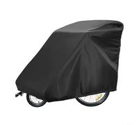 Housse de remorque de vélo en tissu Oxford résistant aux intempéries qui protège contre la poussière et la pluie pour une utilisation en extérieur avec un rangement facile (210D)