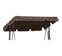 Housse de Remplacement pour balancelle 2/3 Places, Protection Contre l'eau et la saleté, Tissu Oxford, Pare-Soleil pour Meubles de Patio, 04, 142 x 120 x 18 cm