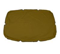 Housse de Remplacement pour baldaquin de balançoire extérieure, 195 x 125 x 15 cm, Toile Oxford imperméable pour balançoire de terrasse 3 Places, Toit de Rechange pour Porche, Marron