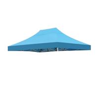 Housse De Remplacement pour Gazebo, Toit De Pavillon étanche, Protection Solaire, avec Fermetures Autoagrippantes, pour Fête, Extérieur, Marchés(Top Uniquement)(Azure,2 * 3.0m)