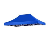 Housse De Remplacement pour Gazebo, Toit De Pavillon étanche, Protection Solaire, avec Fermetures Autoagrippantes, pour Fête, Extérieur, Marchés(Top Uniquement)(Blue,2 * 3.0m)