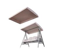 Housse de remplacement pour hamac, Auvent pivotant de remplacement for 2/3 places, imperméable, en polyester, kaki, plusieurs tailles(3 Seater: 192x124cm/75.6x48.8inch)