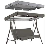 Housse de remplacement pour hamac, Housse de rechange for auvent pivotant 2/3 places 600D Oxford extérieur multicolore plusieurs tailles(Grey,75*52*6in)