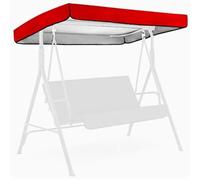 Housse de remplacement pour hamac, Housse de rechange for auvent pivotant 2-3 places, imperméable, multicolore, 191x120x18-23cm(Red,210D:191*120*18/23cm)
