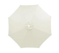 Housse De Remplacement Pour Parasol Housse de parasol de jardin imperméable, protection de plage, pare-soleil d'extérieur, housse de remplacement pour la protection solaire(White only cover,6 bones-2m